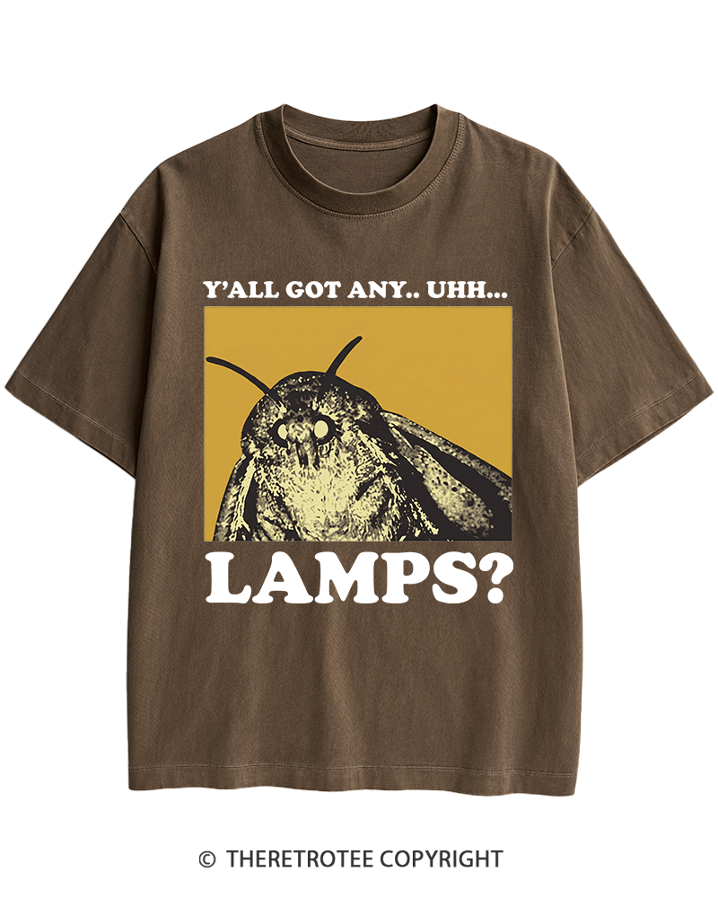 TheRetroTee Y'all Got Any Uhh... Lamps 1980s Heavy Cotton T-Shirt