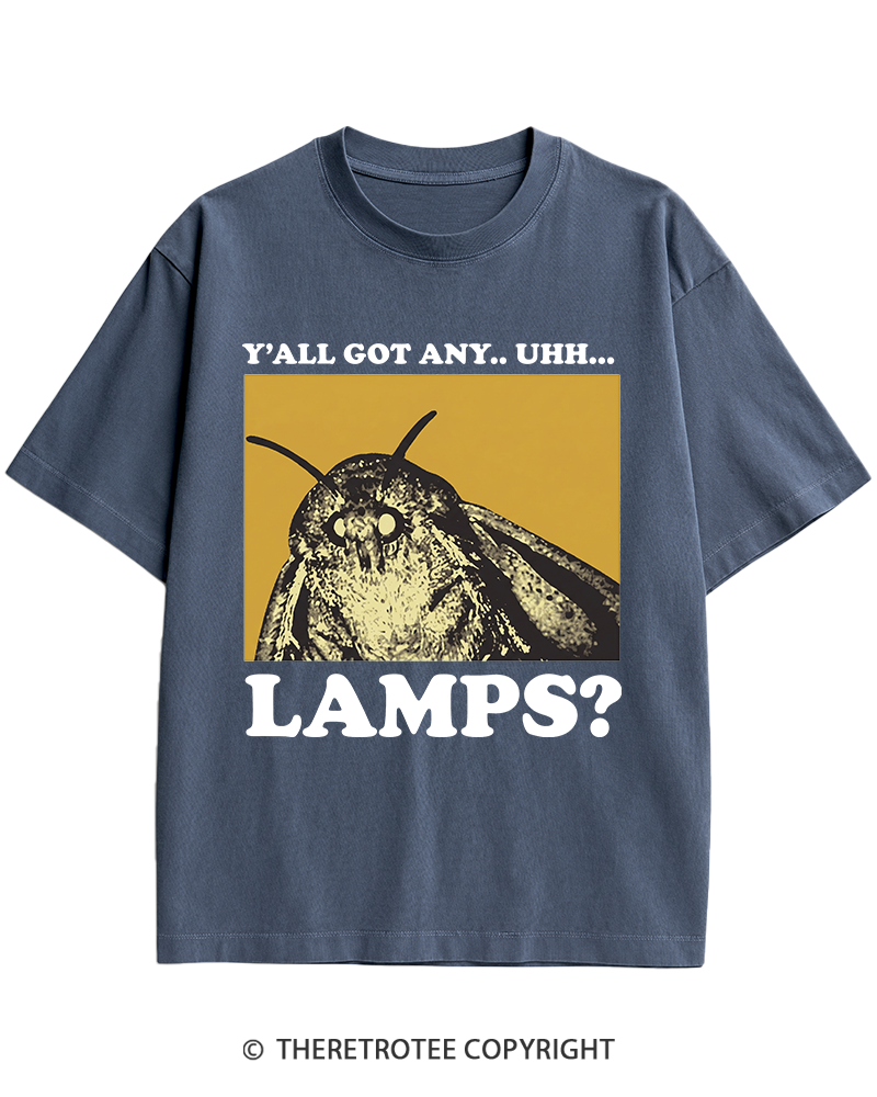 TheRetroTee Y'all Got Any Uhh... Lamps 1980s Heavy Cotton T-Shirt