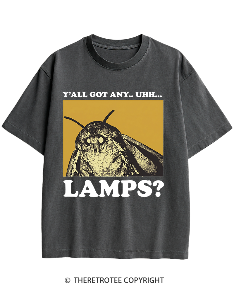 TheRetroTee Y'all Got Any Uhh... Lamps 1980s Heavy Cotton T-Shirt
