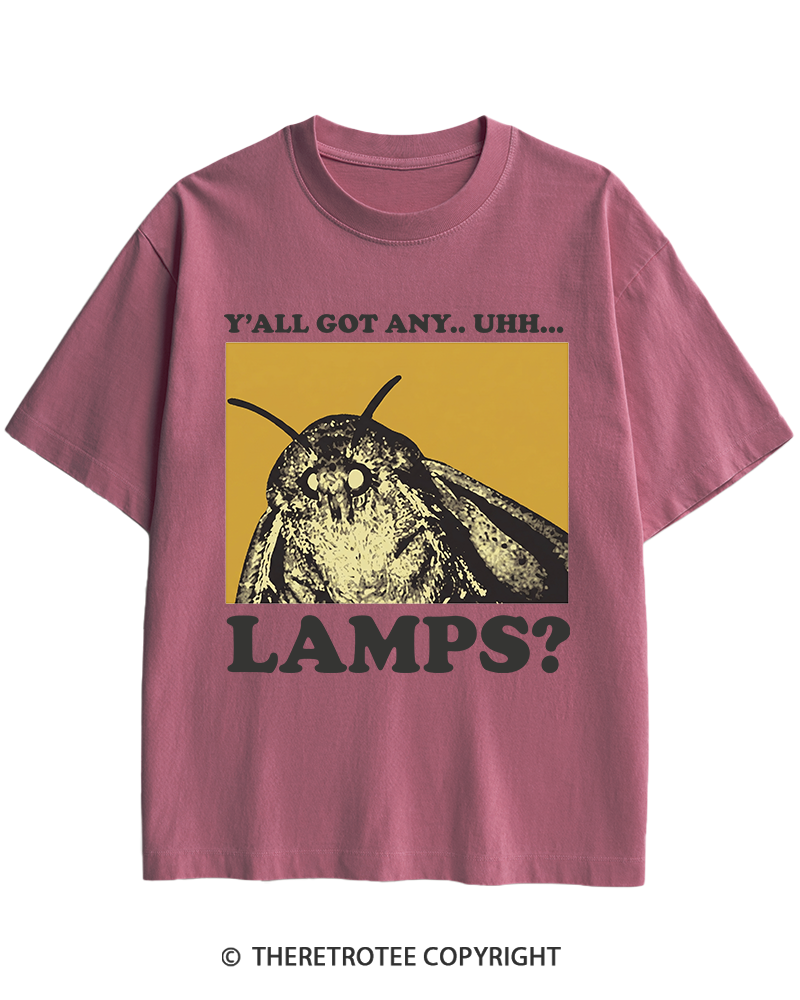 TheRetroTee Y'all Got Any Uhh... Lamps 1980s Heavy Cotton T-Shirt