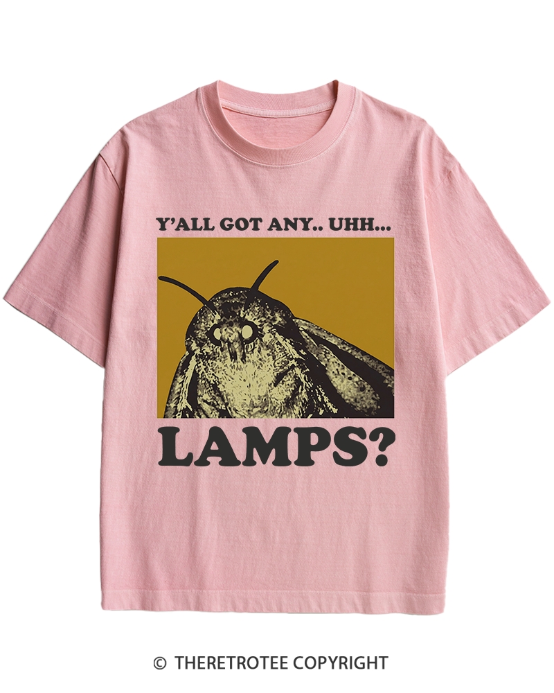 TheRetroTee Y'all Got Any Uhh... Lamps 1980s Heavy Cotton T-Shirt