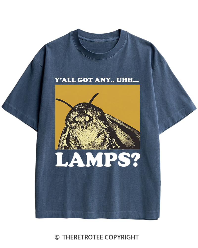 TheRetroTee Y'all Got Any Uhh... Lamps 1980s Heavy Cotton T-Shirt