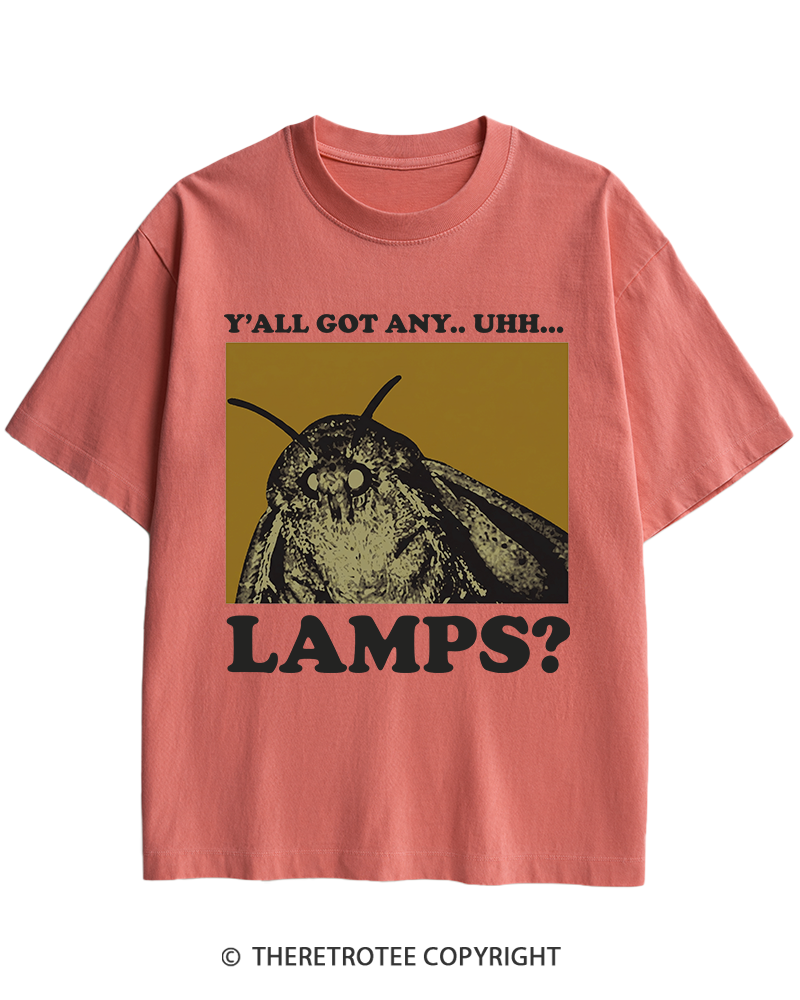 TheRetroTee Y'all Got Any Uhh... Lamps 1980s Heavy Cotton T-Shirt