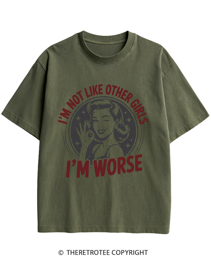 TheRetroTee I’m Not Like Other Girls 1950s Heavy Cotton T-Shirt