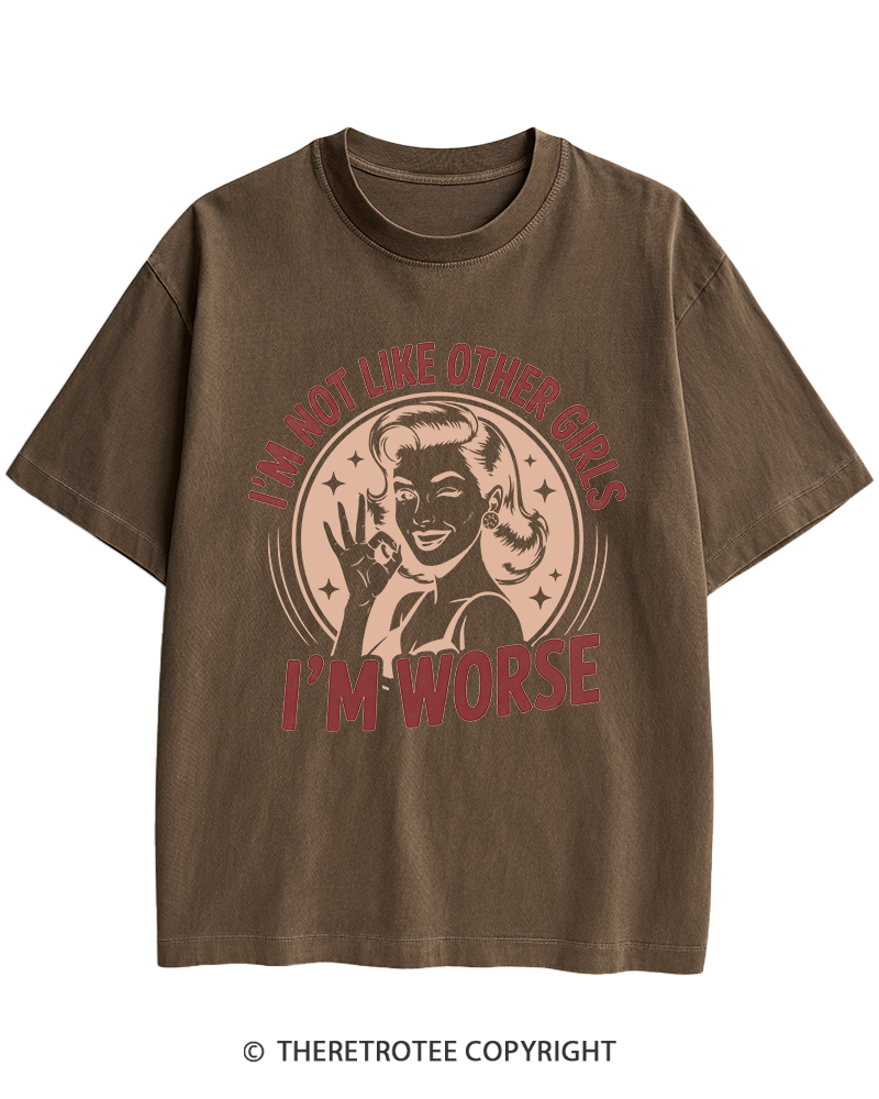 TheRetroTee I’m Not Like Other Girls 1950s Heavy Cotton T-Shirt