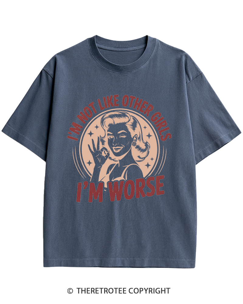 TheRetroTee I’m Not Like Other Girls 1950s Heavy Cotton T-Shirt