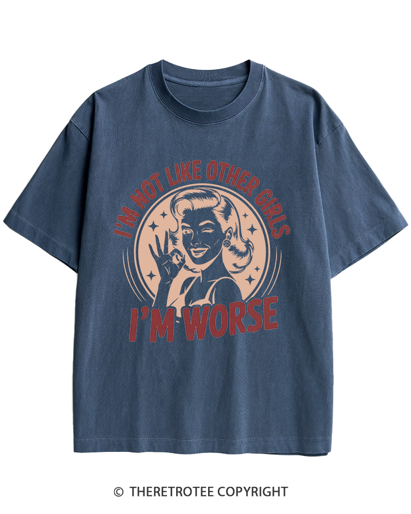 TheRetroTee I’m Not Like Other Girls 1950s Heavy Cotton T-Shirt