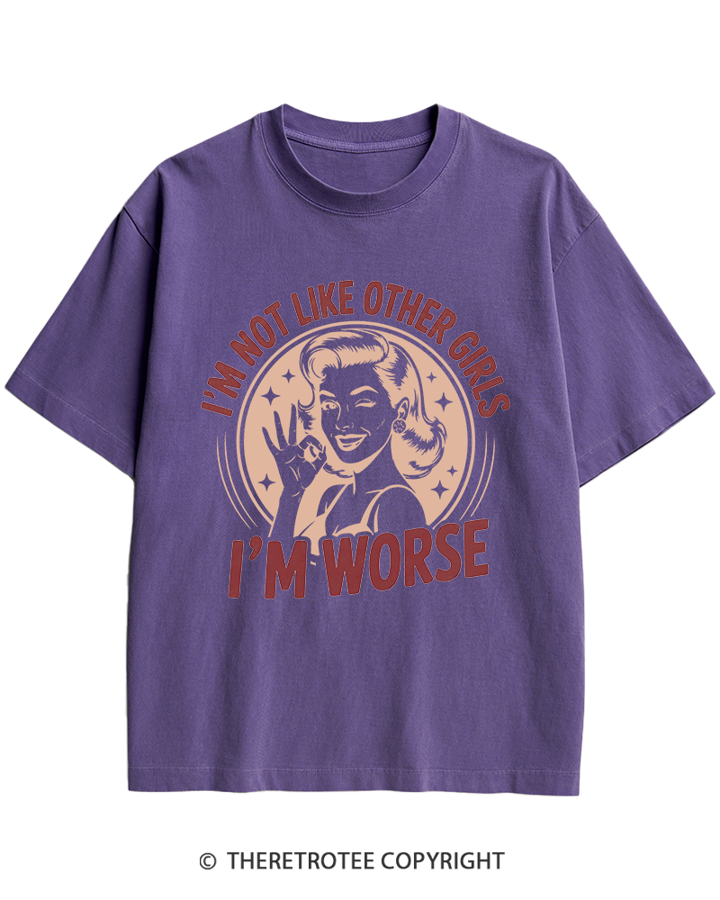 TheRetroTee I’m Not Like Other Girls 1950s Heavy Cotton T-Shirt