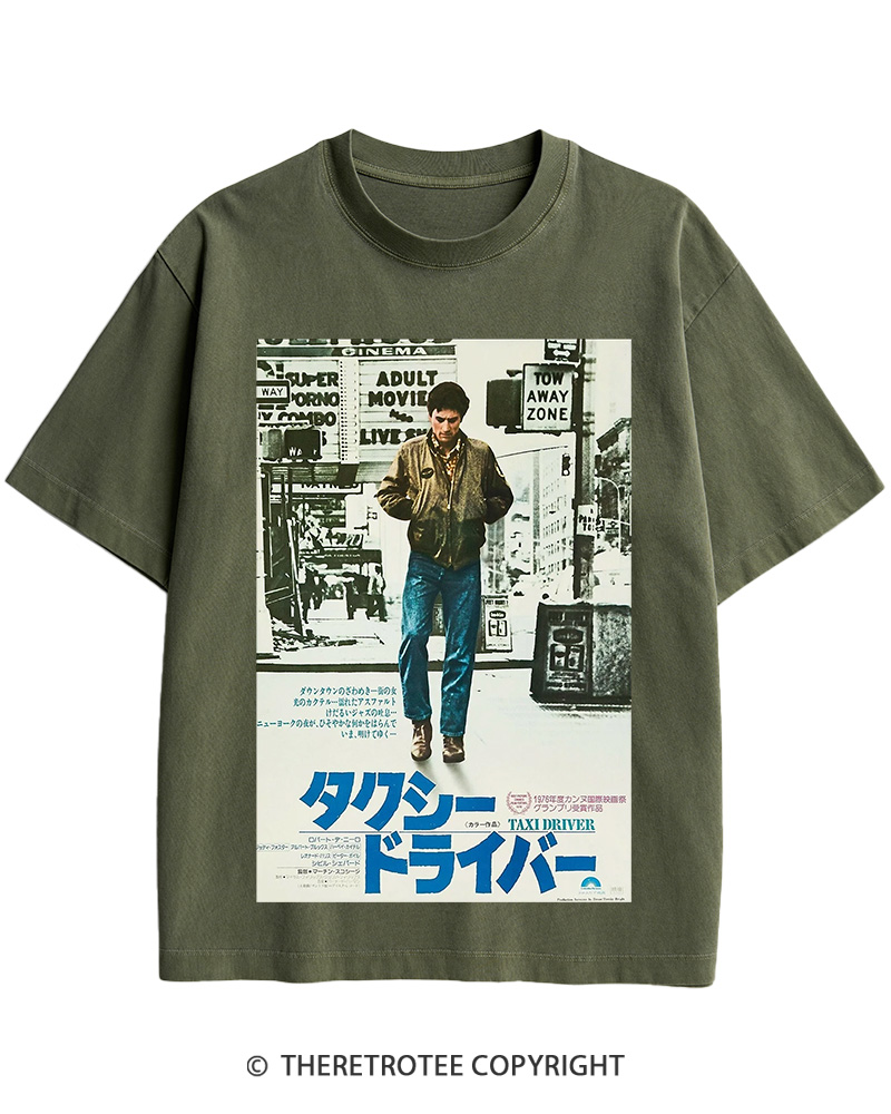 TheRetroTee Taxi Driver 1976 Cotton T-Shirt