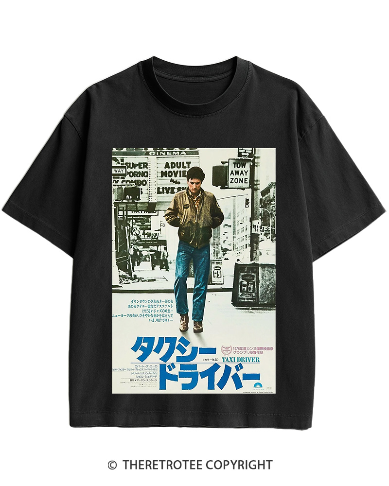 TheRetroTee Taxi Driver 1976 Cotton T-Shirt