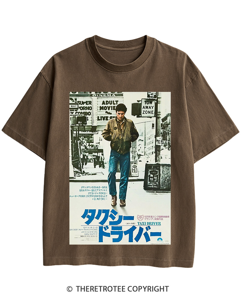 TheRetroTee Taxi Driver 1976 Cotton T-Shirt