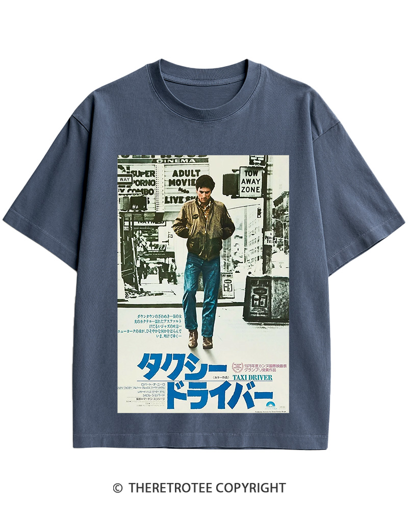 TheRetroTee Taxi Driver 1976 Cotton T-Shirt