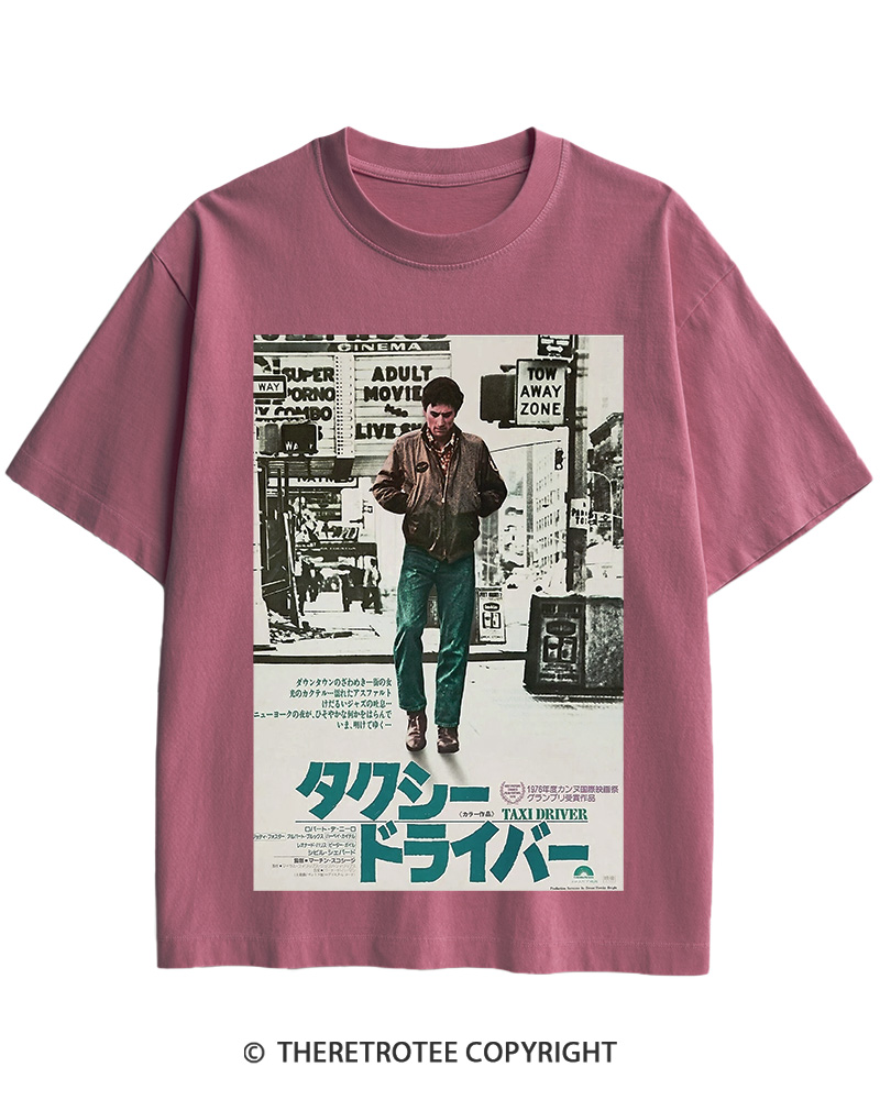 TheRetroTee Taxi Driver 1976 Cotton T-Shirt