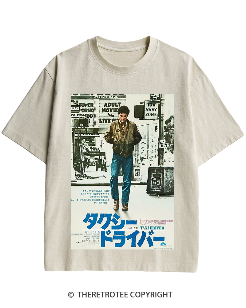 TheRetroTee Taxi Driver 1976 Cotton T-Shirt