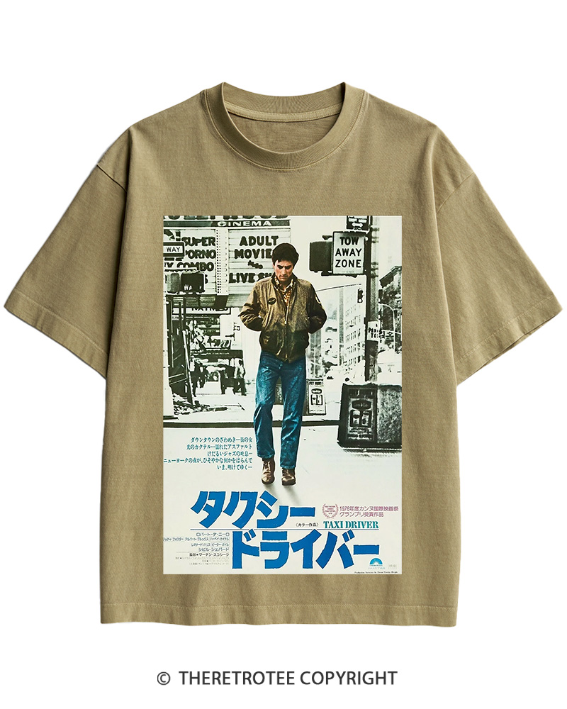 TheRetroTee Taxi Driver 1976 Cotton T-Shirt