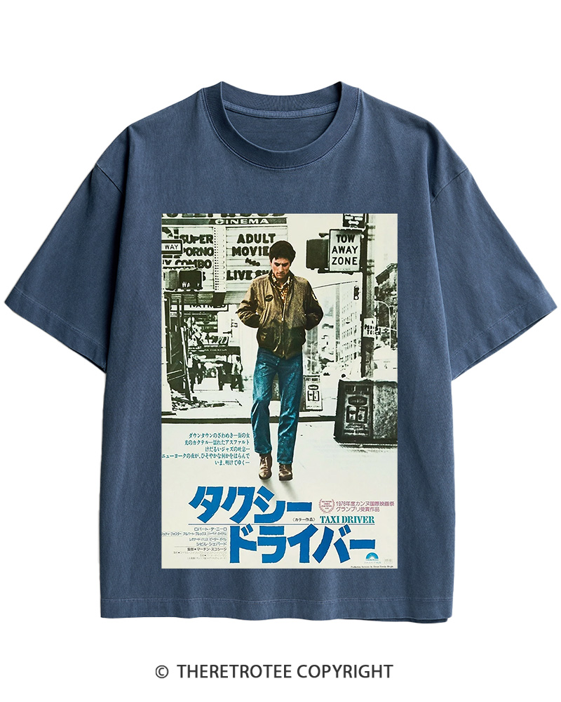 TheRetroTee Taxi Driver 1976 Cotton T-Shirt
