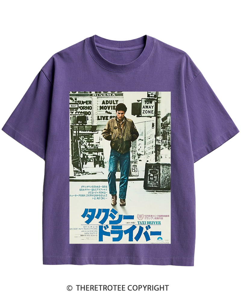 TheRetroTee Taxi Driver 1976 Cotton T-Shirt