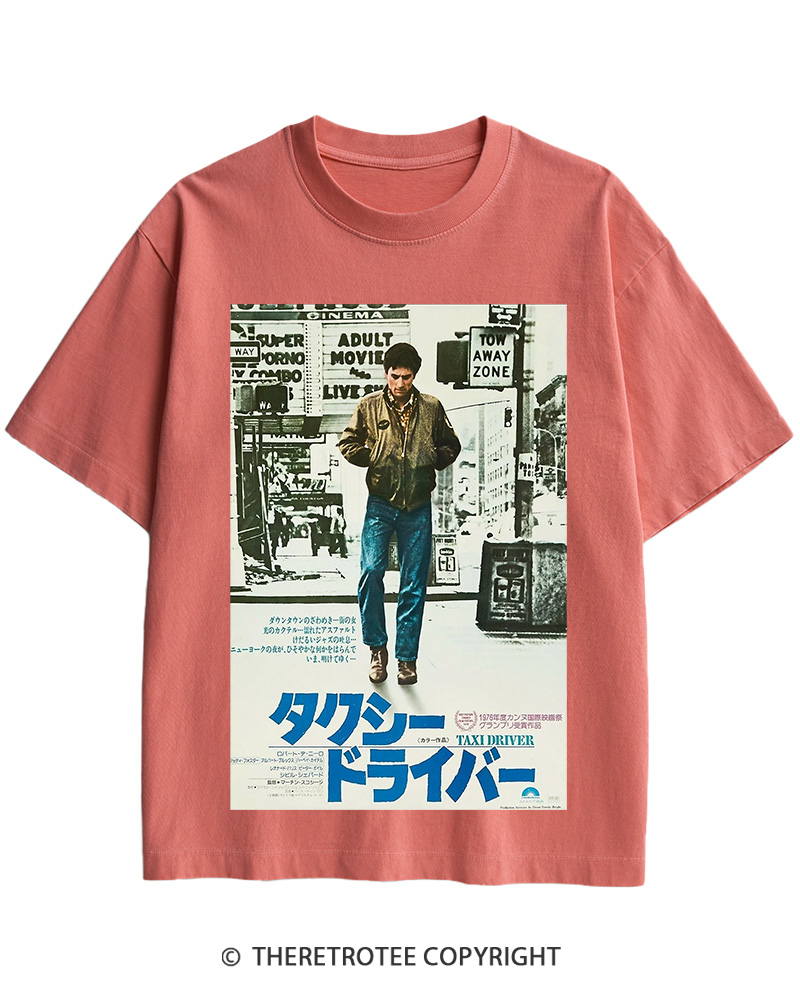 TheRetroTee Taxi Driver 1976 Cotton T-Shirt