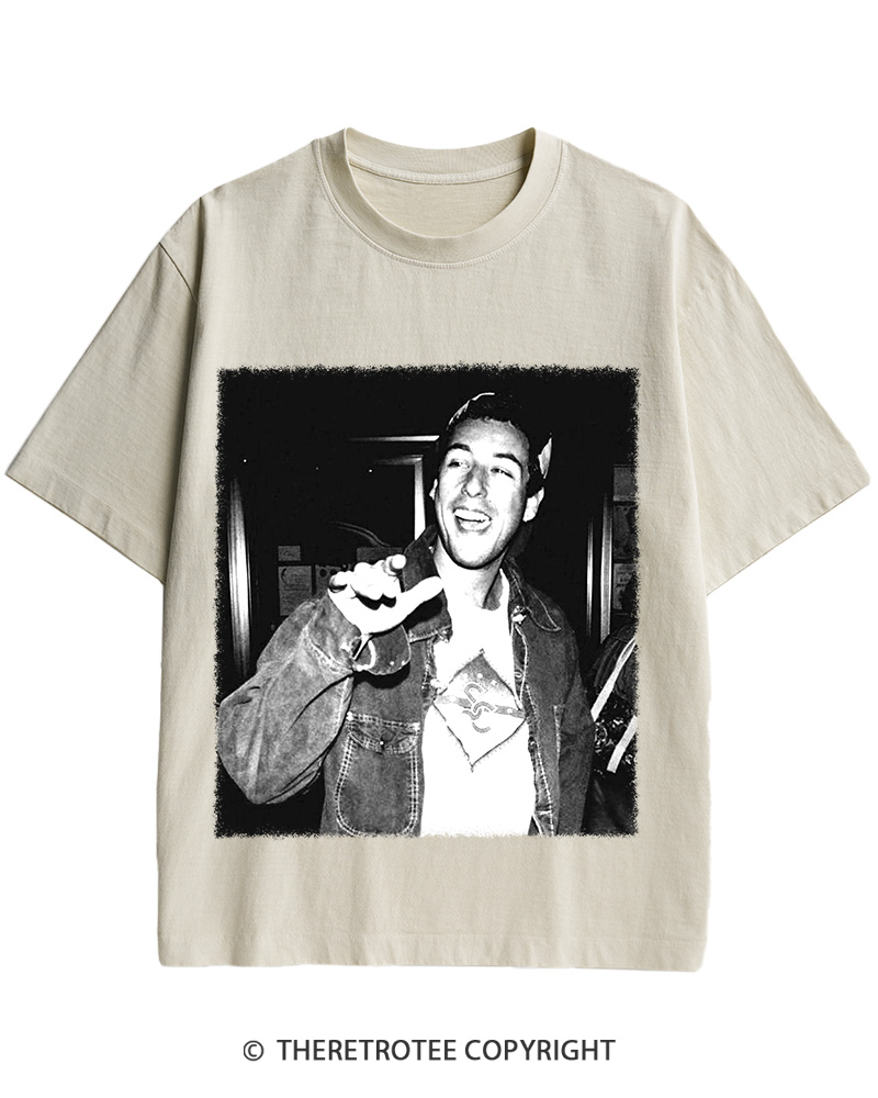 TheRetroTee 90's Comfort Colors Adam Sandler Cotton T-Shirt