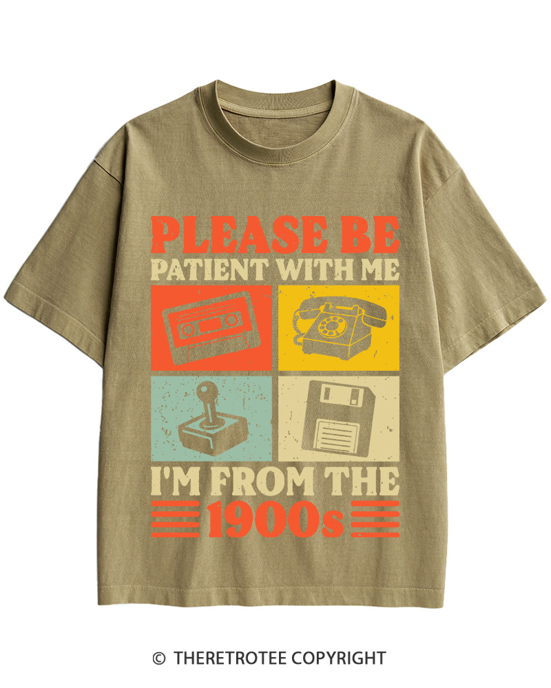 TheRetroTee Please Be Patient With Me I'm From The 1900s Cotton T-Shirt