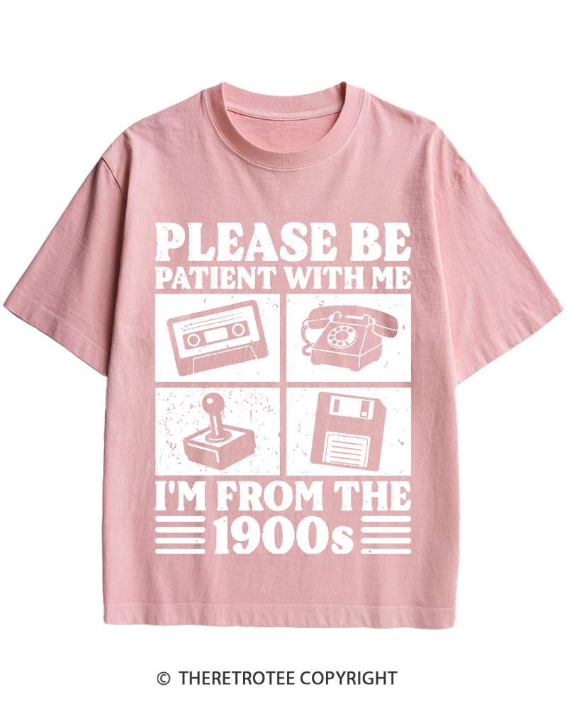 TheRetroTee Please Be Patient With Me I'm From The 1900s Cotton T-Shirt