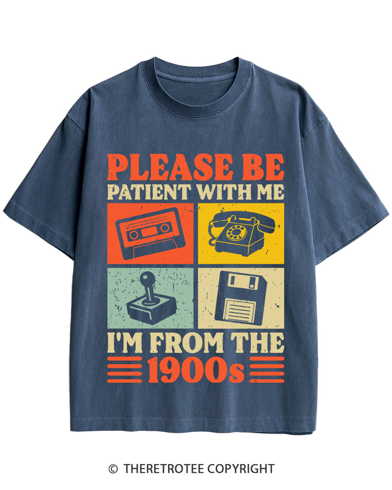 TheRetroTee Please Be Patient With Me I'm From The 1900s Cotton T-Shirt