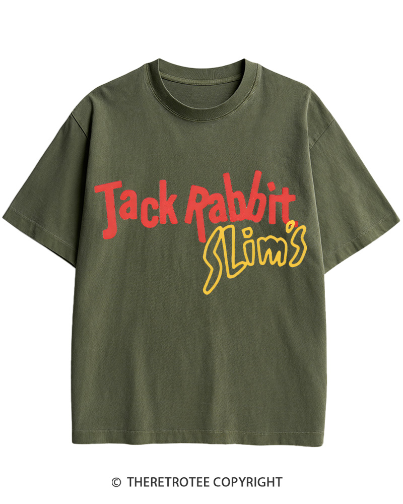 TheRetroTee Jack Rabbit Slims Signage Cotton T-Shirt
