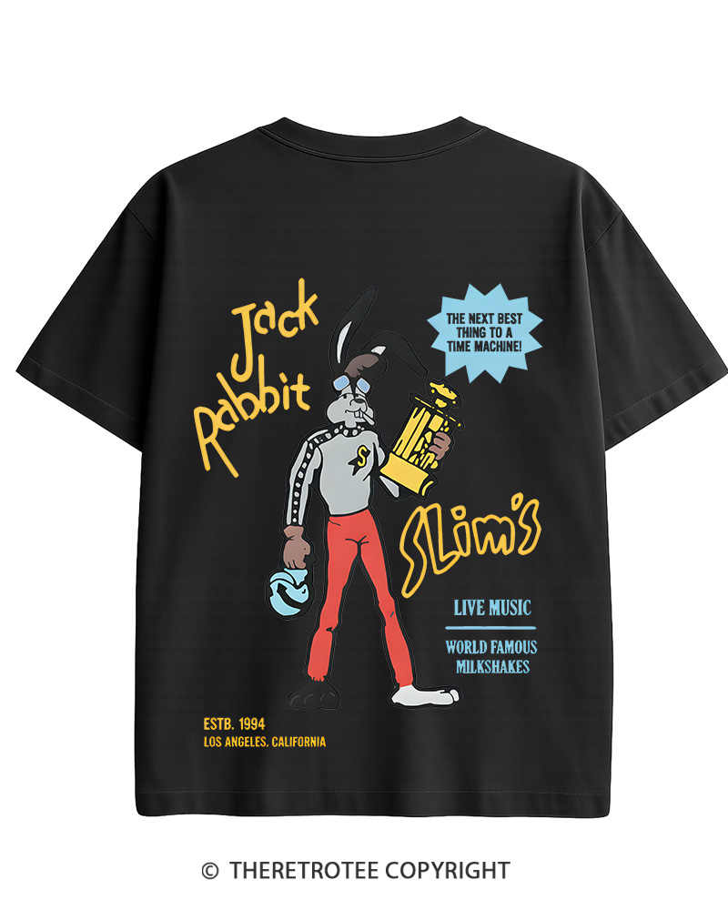 TheRetroTee Jack Rabbit Slims Signage Cotton T-Shirt