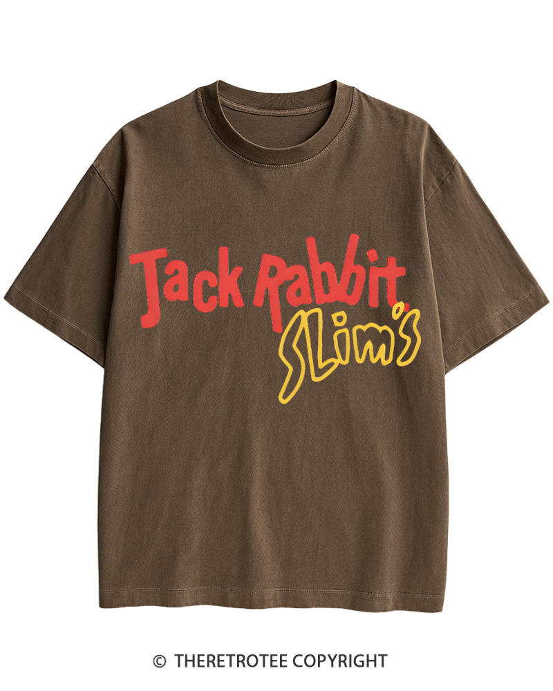TheRetroTee Jack Rabbit Slims Signage Cotton T-Shirt