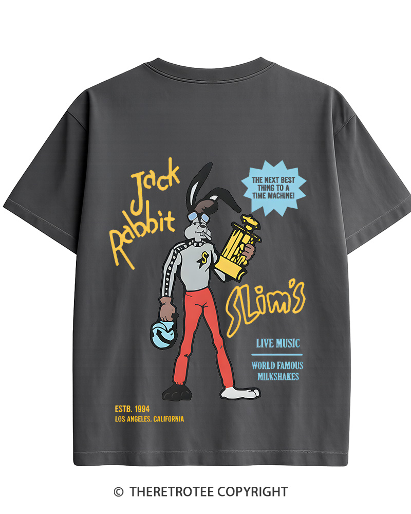 TheRetroTee Jack Rabbit Slims Signage Cotton T-Shirt