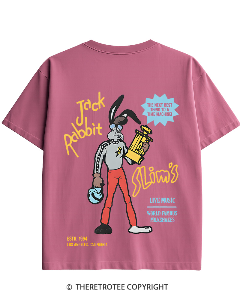 TheRetroTee Jack Rabbit Slims Signage Cotton T-Shirt