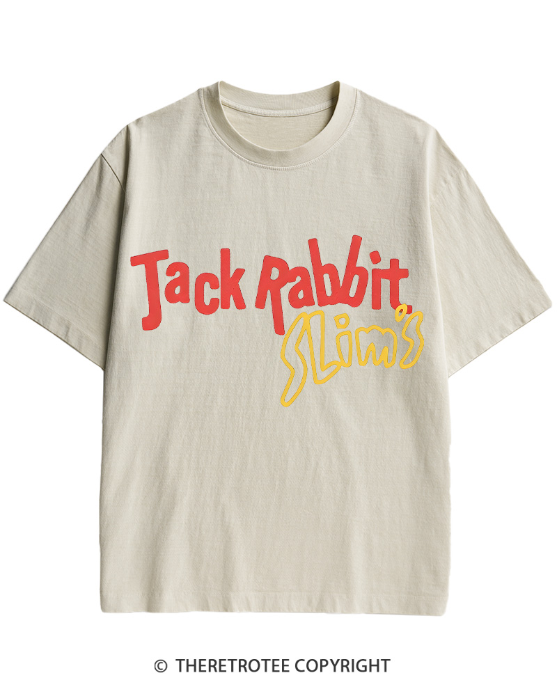 TheRetroTee Jack Rabbit Slims Signage Cotton T-Shirt