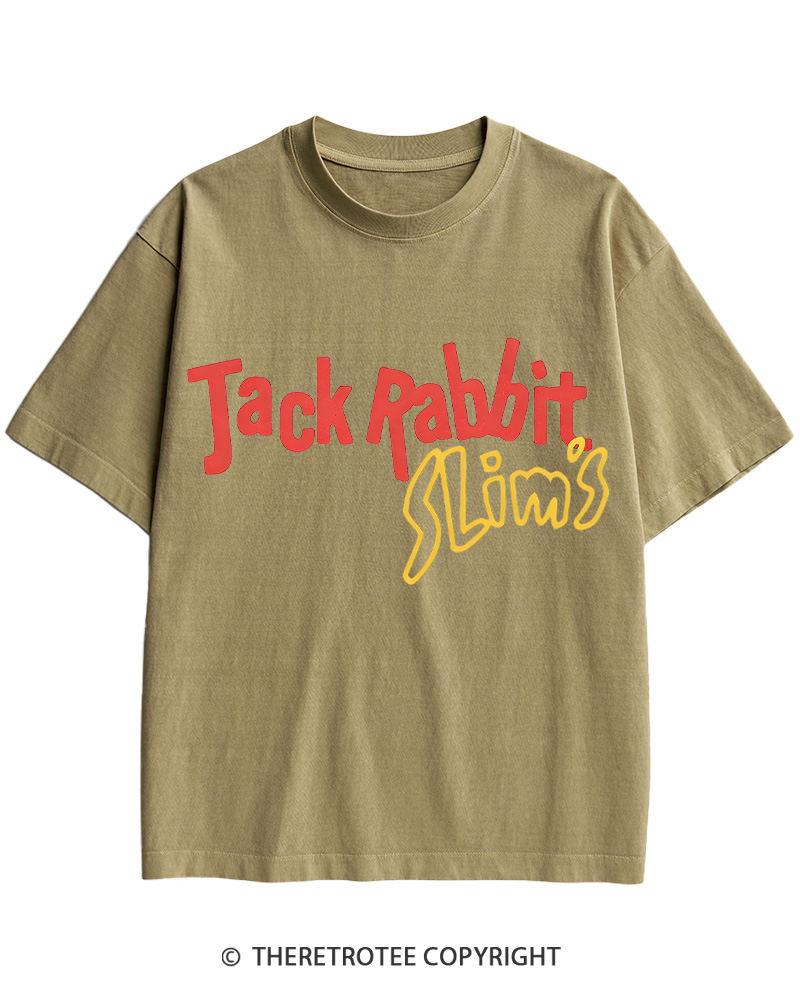 TheRetroTee Jack Rabbit Slims Signage Cotton T-Shirt
