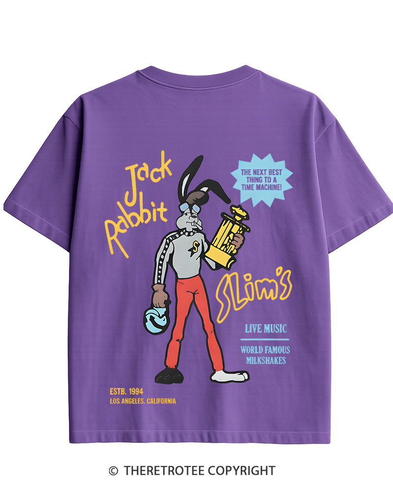 TheRetroTee Jack Rabbit Slims Signage Cotton T-Shirt