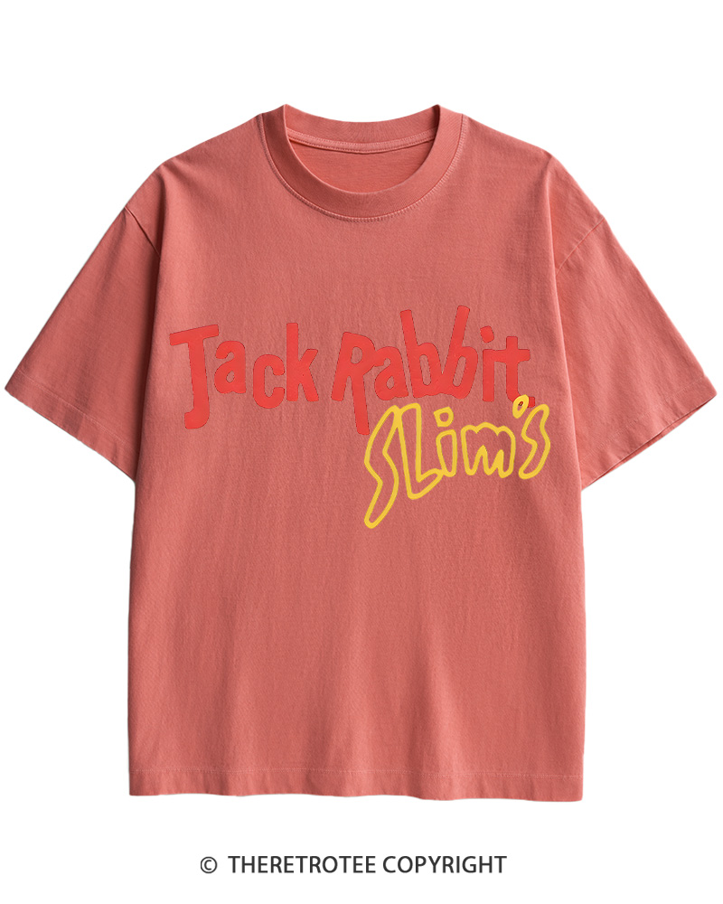 TheRetroTee Jack Rabbit Slims Signage Cotton T-Shirt