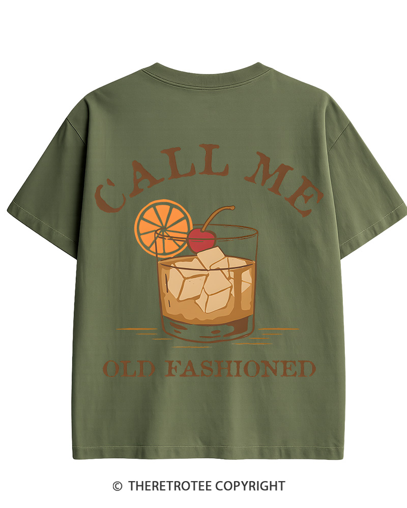 TheRetroTee Call Me Old Fashioned Cotton T-Shirt