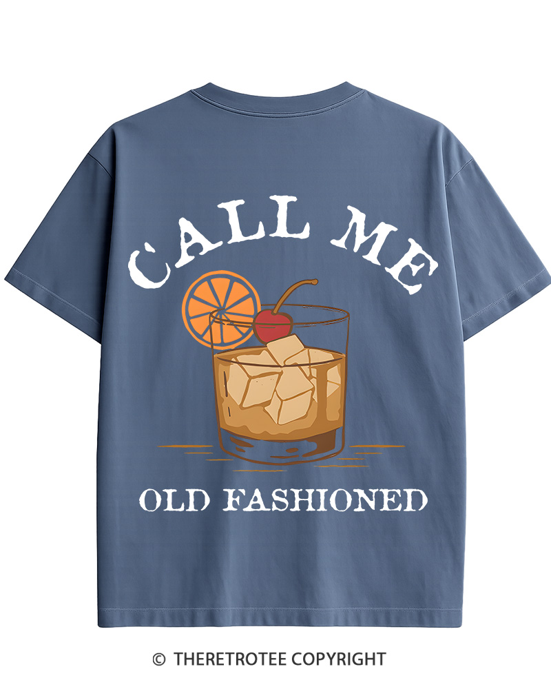 TheRetroTee Call Me Old Fashioned Cotton T-Shirt
