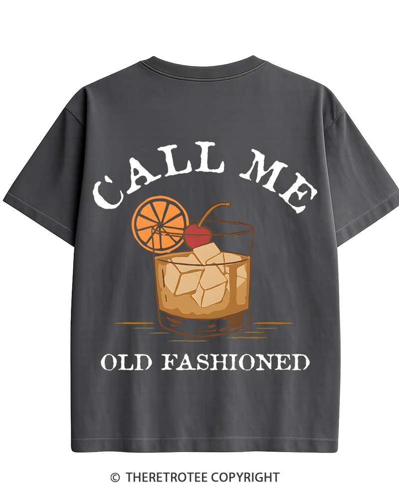 TheRetroTee Call Me Old Fashioned Cotton T-Shirt