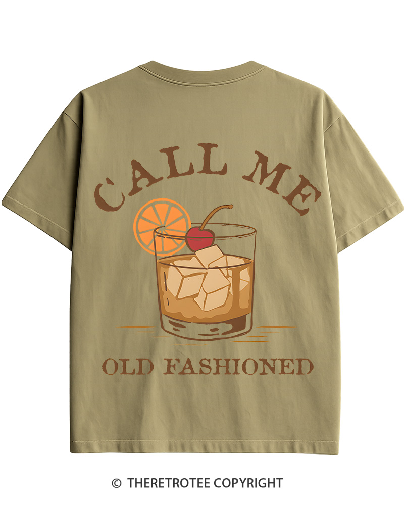 TheRetroTee Call Me Old Fashioned Cotton T-Shirt