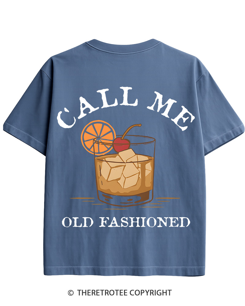 TheRetroTee Call Me Old Fashioned Cotton T-Shirt