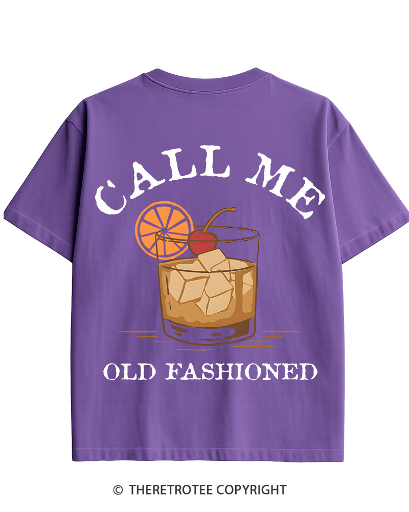 TheRetroTee Call Me Old Fashioned Cotton T-Shirt