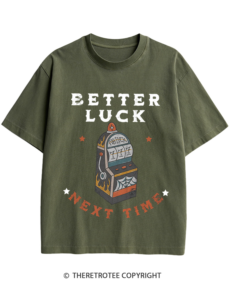 TheRetroTee Better Luck Next Time Original 1950s Cotton T-Shirt