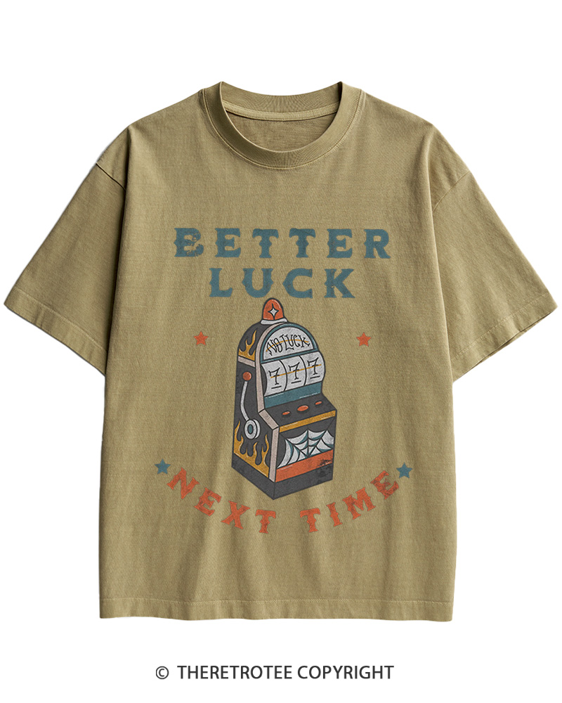 TheRetroTee Better Luck Next Time Original 1950s Cotton T-Shirt