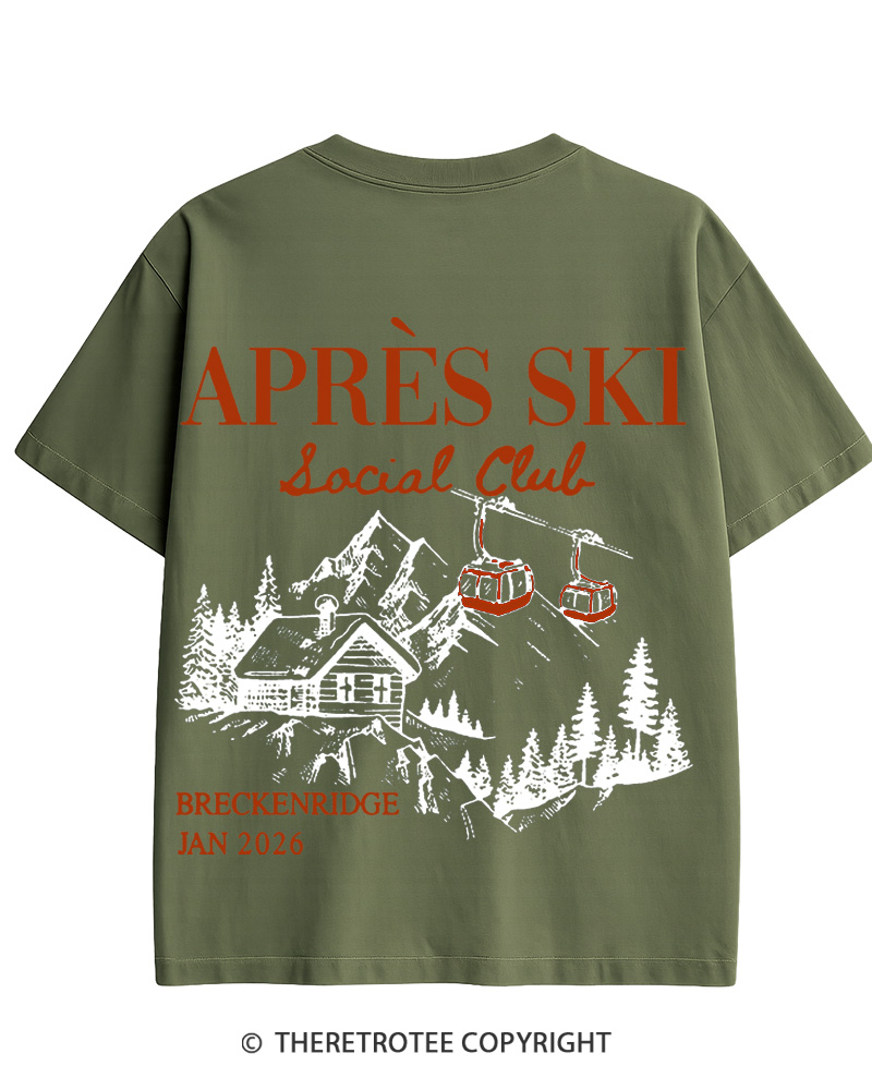 TheRetroTee Apres Ski 1970s Cotton T-Shirt