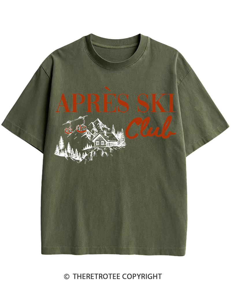 TheRetroTee Apres Ski 1970s Cotton T-Shirt