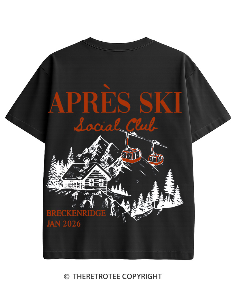 TheRetroTee Apres Ski 1970s Cotton T-Shirt