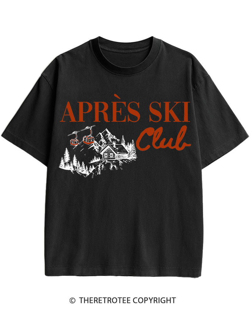 TheRetroTee Apres Ski 1970s Cotton T-Shirt