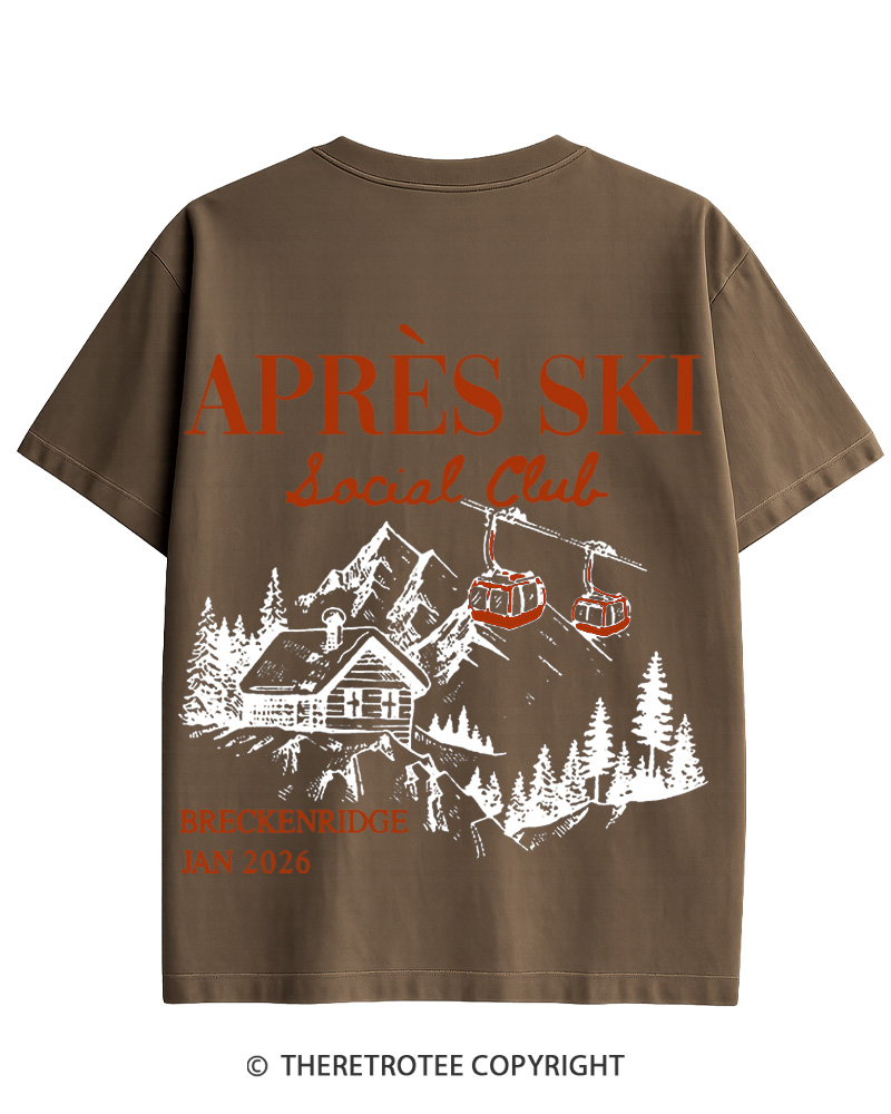 TheRetroTee Apres Ski 1970s Cotton T-Shirt