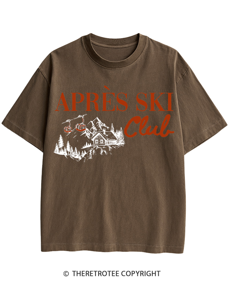 TheRetroTee Apres Ski 1970s Cotton T-Shirt