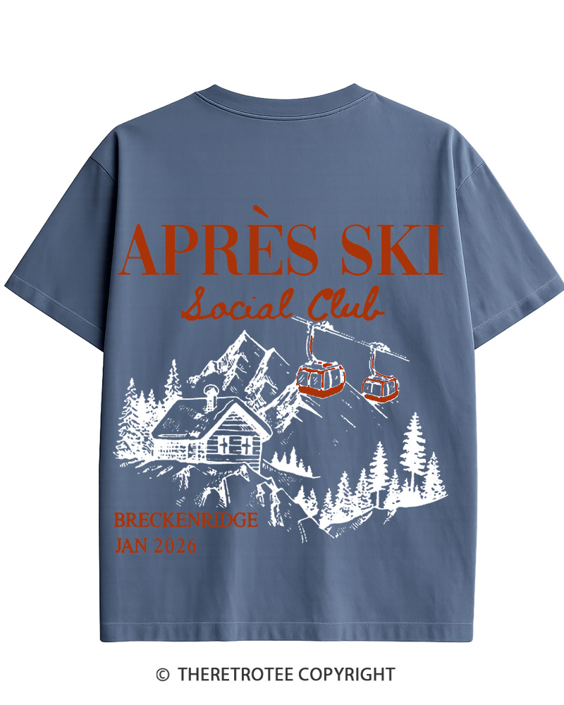 TheRetroTee Apres Ski 1970s Cotton T-Shirt